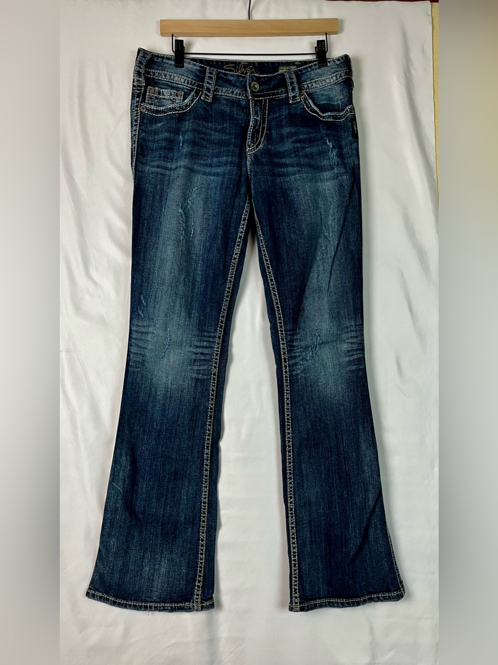 Silver Jeans Y2K style low rise Flare Jeans 31x34 Western Coastal Cowgirl